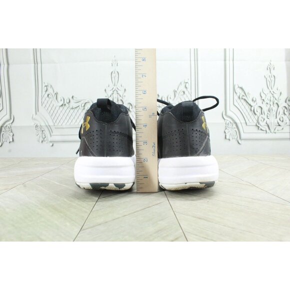 Under Armour YMUV Black Leather Mesh Lightweight Basketball Shoes 11.5 - Picture 8 of 9